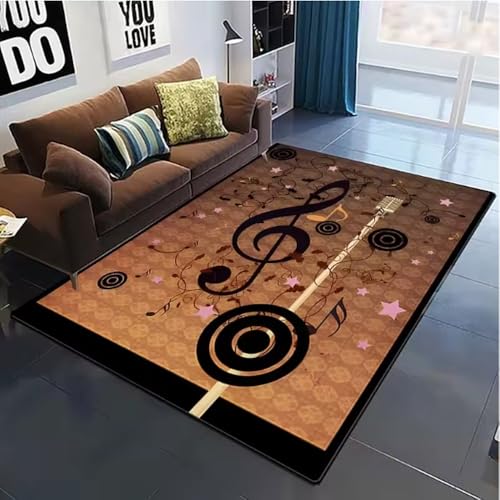 SHAOPENGA Bunte Musik Gitarre Melodie Teppiche Für Wohnzimmer Rutschfester Bereich Teppich Schlafzimmer Nachttisch Home Decor Bodenmatte 200X300Cm SHAOPENGA Bunte Musik Gitarre Melodie Teppiche Für Wohnzimmer Rutschfester Bereich Teppich Schlafzimmer Nachttisch Home Decor Bodenmatte 200X300Cm von SHAOPENGA