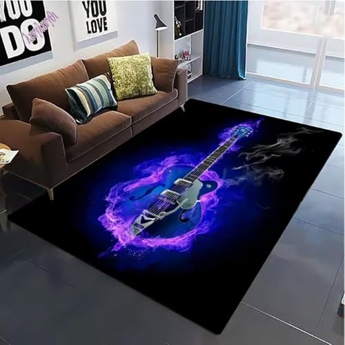 SHAOPENGA Bunte Musik Gitarre Melodie Teppiche Für Wohnzimmer Rutschfester Bereich Teppich Schlafzimmer Nachttisch Home Decor Bodenmatte 60X90Cm SHAOPENGA Bunte Musik Gitarre Melodie Teppiche Für Wohnzimmer Rutschfester Bereich Teppich Schlafzimmer Nachttisch Home Decor Bodenmatte 60X90Cm von SHAOPENGA