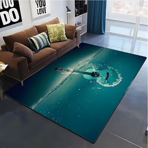 SHAOPENGA Bunte Musik Gitarre Melodie Teppiche Für Wohnzimmer Rutschfester Bereich Teppich Schlafzimmer Nachttisch Home Decor Bodenmatte 80X120Cm SHAOPENGA Bunte Musik Gitarre Melodie Teppiche Für Wohnzimmer Rutschfester Bereich Teppich Schlafzimmer Nachttisch Home Decor Bodenmatte 80X120Cm von SHAOPENGA