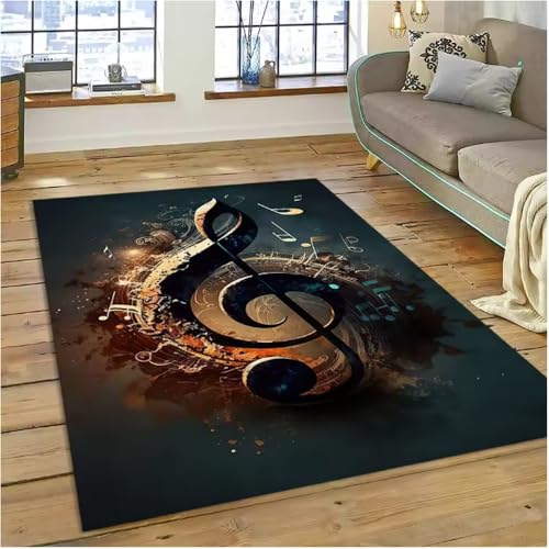 SHAOPENGA Bunte Musiknote Musik Score Teppich Für Zuhause Wohnzimmer Schlafzimmer Sofa Fußmatte Dekor Teppich rutschfeste Matte 200X300Cm SHAOPENGA Bunte Musiknote Musik Score Teppich Für Zuhause Wohnzimmer Schlafzimmer Sofa Fußmatte Dekor Teppich rutschfeste Matte 200X300Cm von SHAOPENGA