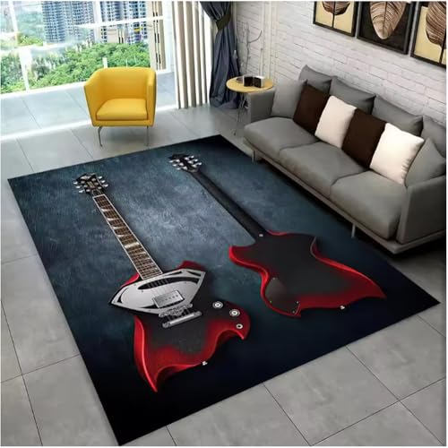 SHAOPENGA Cartoon Fußballfeld Anti-Rutsch Teppich Schlafzimmer Wohnzimmer Küche Boden Teppich Weiche Türmatte Wohnkultur 140X200Cm von SHAOPENGA