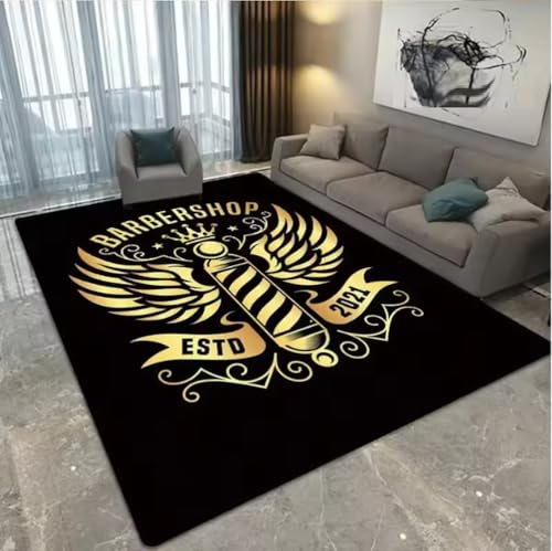SHAOPENGA Chinesischer Drache Teppich Wohnzimmer Bodenmatte Anti-Rutsch Couchtische Sofa Bereich Decoraion Fußmatten Türteppich Für Zuhause 120X180Cm von SHAOPENGA