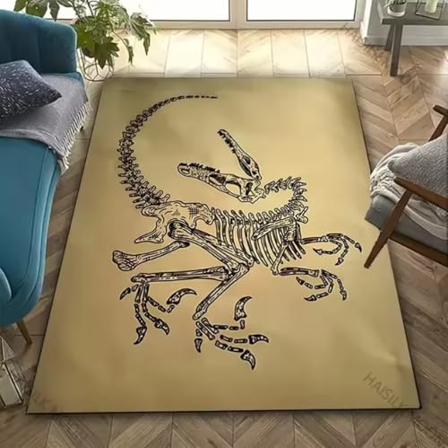 SHAOPENGA Dinosaurier Fossil Theme Teppich Ist Geeignet Für Schlafzimmer Wohnzimmer Büro Langlebiger Rutschfester Großflächiger Matte Weicher Teppich 160X230Cm SHAOPENGA Dinosaurier Fossil Theme Teppich Ist Geeignet Für Schlafzimmer Wohnzimmer Büro Langlebiger Rutschfester Großflächiger Matte Weicher Teppich 160X230Cm von SHAOPENGA
