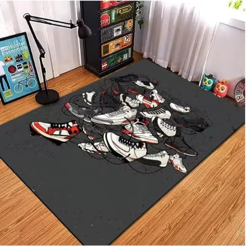 SHAOPENGA Gamer Controller Muster Für Zuhause Wohnzimmer Junge Schlafzimmer Matte Kunstdruck Zuhause Flur Teppich Dekoration Zuhause 160X230Cm von SHAOPENGA