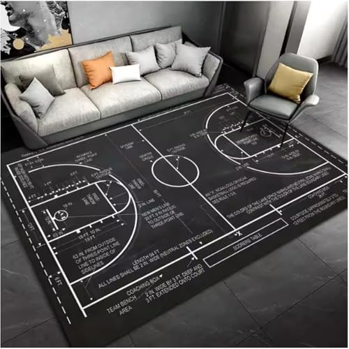 SHAOPENGA Halten Sie Sich Von Teppich Dekor Teppiche Wohnzimmer Zuhause Freizeitbereich Rutschfester Teppich Nachttisch Weiche Fußmatten Indoor Extrance Fußmatte 50X80Cm von SHAOPENGA
