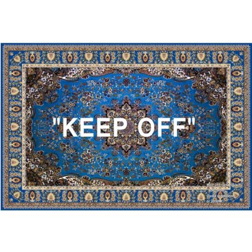 SHAOPENGA Keep Off Area Teppiche Fußmatte Schwarz Und Weiß Teppich Wohnzimmer Schlafzimmer Nachttisch Erker Fenster Sofa Kommode Teppich 80X150Cm von SHAOPENGA