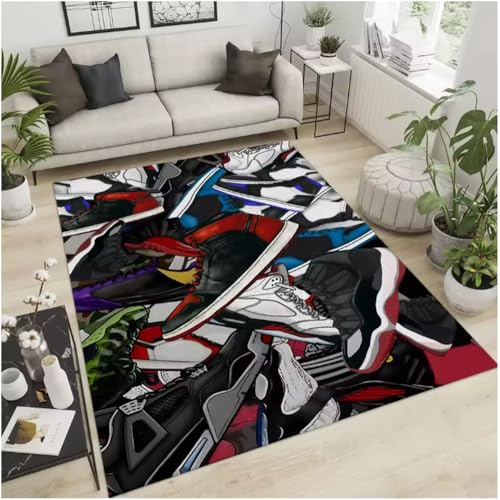 SHAOPENGA Multifunktion Anti-Rutsch Sportunterricht Rechteck Yoga Teppich Weiche Fußmatte Wohnkultur Matte Wohnzimmer Boden Sport Teppich 140X200Cm von SHAOPENGA