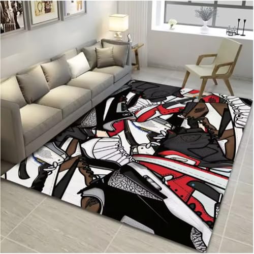 SHAOPENGA Multifunktion Anti-Rutsch Sportunterricht Rechteck Yoga Teppich Weiche Fußmatte Wohnkultur Matte Wohnzimmer Boden Sport Teppich 60X90Cm von SHAOPENGA