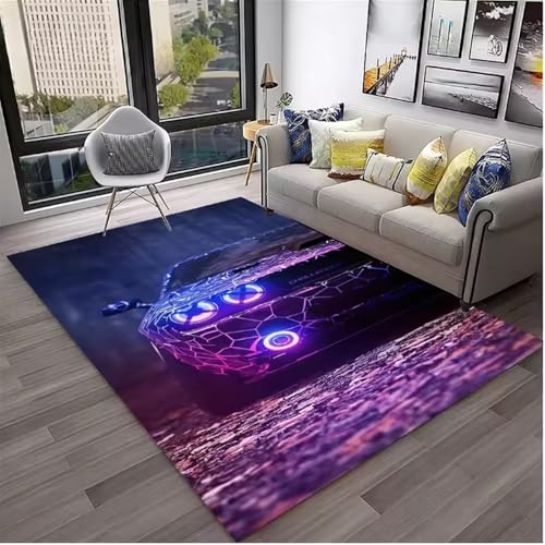 SHAOPENGA Musik Note Muster Boden Teppich Musical Teppich Rock Stil Teenage Schlafzimmer Dekor Matte Wohnzimmer Home Decor Fußmatte 80X120Cm von SHAOPENGA