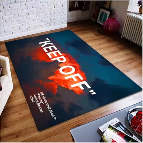 SHAOPENGA Musik Note Muster Boden Teppich Musikalisches Thema Teppich Rock Stilschlafzimmer Dekor Matte Wohnzimmer Wohnkultur Fußmatte 80X150Cm von SHAOPENGA