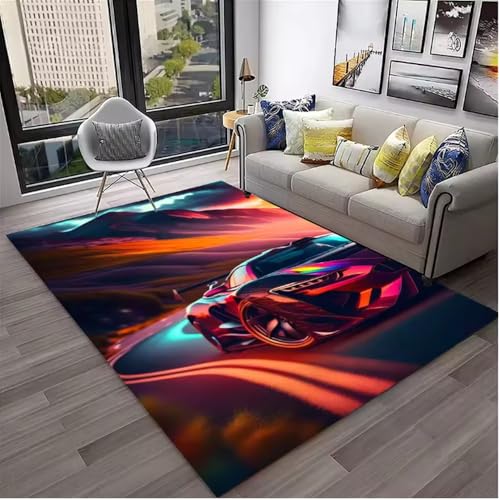 SHAOPENGA Musikband Teppich Weicher Teppich Schmutzig Leicht Zu Reinigen Schlafzimmer Wohnzimmer Badezimmer Matte Dekoration 120X180Cm von SHAOPENGA