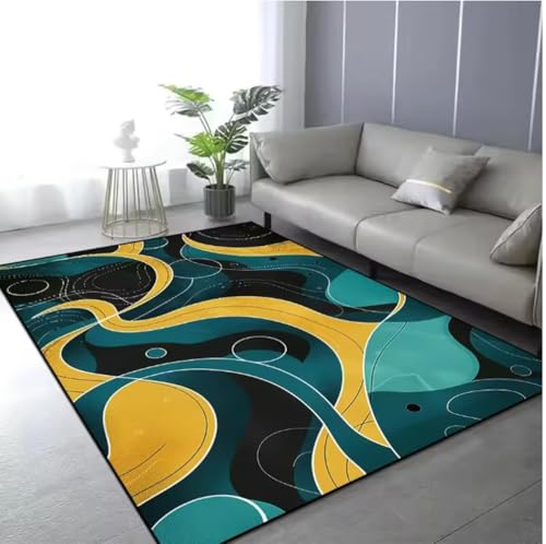 SHAOPENGA Nordischer Abstrakter Stil Teppich Wohnzimmer Nachttisch Bodenmatte Rutschfester Balkon Korridor Fußmatte Couchtisch Dekor Teppich 60X90Cm SHAOPENGA Nordischer Abstrakter Stil Teppich Wohnzimmer Nachttisch Bodenmatte Rutschfester Balkon Korridor Fußmatte Couchtisch Dekor Teppich 60X90Cm von SHAOPENGA