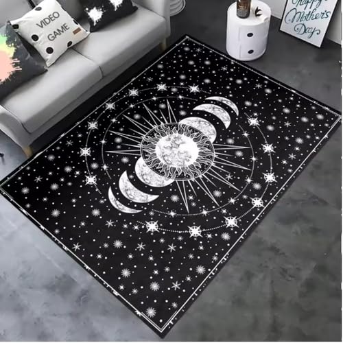 SHAOPENGA Nordischer Stil Kontrast Geometrischer Designer Teppich Einfacher Teppich Wohnzimmer Schlafzimmer Flanellmatte Home Decoration 80X120Cm SHAOPENGA Nordischer Stil Kontrast Geometrischer Designer Teppich Einfacher Teppich Wohnzimmer Schlafzimmer Flanellmatte Home Decoration 80X120Cm von SHAOPENGA