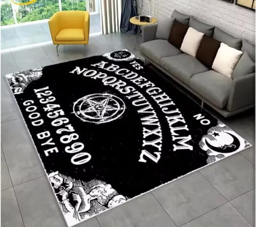 SHAOPENGA Ouija Tarot Hexerei Gothic Teppich Wohnzimmer Schlafzimmer Sofa Fußmatte Rücken rutschfeste Großflächige Bodenmatte Zuhause 50X80Cm SHAOPENGA Ouija Tarot Hexerei Gothic Teppich Wohnzimmer Schlafzimmer Sofa Fußmatte Rücken rutschfeste Großflächige Bodenmatte Zuhause 50X80Cm von SHAOPENGA