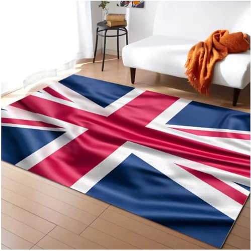 SHAOPENGA Retro Britische Flagge Muster Teppich Für Wohnzimmerteppiche Schlafzimmer Teppiche Modernes Zuhause Wohnzimmer Dekor Bodenmatte Teppich 160X230Cm SHAOPENGA Retro Britische Flagge Muster Teppich Für Wohnzimmerteppiche Schlafzimmer Teppiche Modernes Zuhause Wohnzimmer Dekor Bodenmatte Teppich 160X230Cm von SHAOPENGA