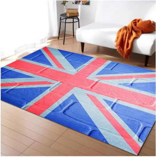 SHAOPENGA Retro Britische Flagge Muster Teppich Für Wohnzimmerteppiche Schlafzimmer Teppiche Modernes Zuhause Wohnzimmer Dekor Bodenmatte Teppich 80X150Cm SHAOPENGA Retro Britische Flagge Muster Teppich Für Wohnzimmerteppiche Schlafzimmer Teppiche Modernes Zuhause Wohnzimmer Dekor Bodenmatte Teppich 80X150Cm von SHAOPENGA