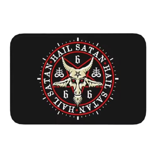 SHAOPENGA Satanic Mystery Pentagramm Ziege Haustür Matte Eingangsteppich rutschfest Badezimmer Wc Küche Balkon Wohnkultur Boden 60X90Cm SHAOPENGA Satanic Mystery Pentagramm Ziege Haustür Matte Eingangsteppich rutschfest Badezimmer Wc Küche Balkon Wohnkultur Boden 60X90Cm von SHAOPENGA