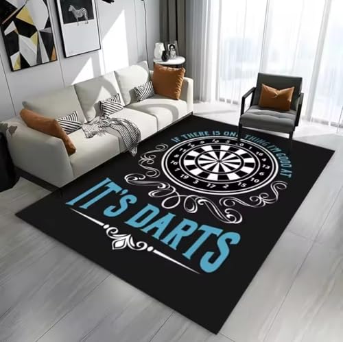 SHAOPENGA Sportteppich Dart Target Muster Teppich Für Wohnzimmer Badezimmermatte Kreative Fußmatte Teppich Für Schlafzimmer Wohnkultur 80X120Cm SHAOPENGA Sportteppich Dart Target Muster Teppich Für Wohnzimmer Badezimmermatte Kreative Fußmatte Teppich Für Schlafzimmer Wohnkultur 80X120Cm von SHAOPENGA