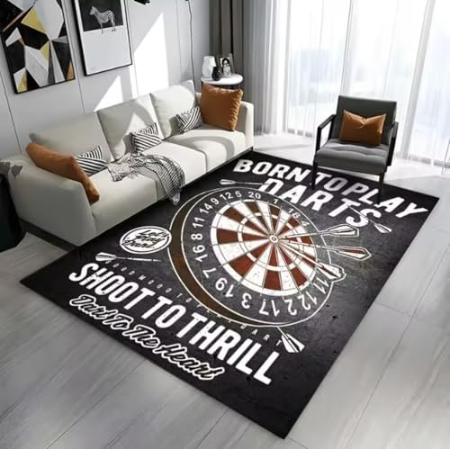 SHAOPENGA Sportteppich Dart Target Muster Teppich Für Wohnzimmer Badezimmermatte Kreative Fußmatte Teppich Für Schlafzimmer Wohnkultur 80X120Cm SHAOPENGA Sportteppich Dart Target Muster Teppich Für Wohnzimmer Badezimmermatte Kreative Fußmatte Teppich Für Schlafzimmer Wohnkultur 80X120Cm von SHAOPENGA
