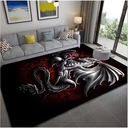SHAOPENGA Sportwagen Rennwagen Teppich Teppich Für Wohnzimmer Schlafzimmer Spielzimmer Sofa Fußmatten Dekor Couchtisch Fußmatten 80X150Cm von SHAOPENGA