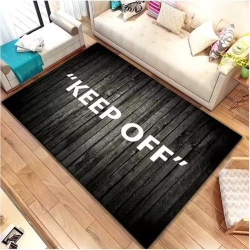 SHAOPENGA Teppich Visuelle Geometrie Muster Voll Kühl Dunkel Wind Schlafzimmer Gaming Gaming Zimmer Dekorative Matte Teppich 140X200Cm von SHAOPENGA
