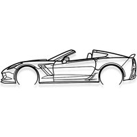 Wanddekoration aus Metall – Corvette C7 Z06 – Wanddekoration – 100 cm Wanddekoration aus Metall – Corvette C7 Z06 – Wanddekoration – 100 cm von SHAPE PARIS