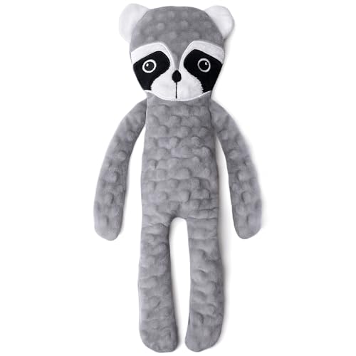 SHARLOVY Hundespielzeug ohne Füllung, quietschend für große Hunde, Waschbär-Hundespielzeug für Langeweile, knisterndes Welpen-Beißspielzeug, um sie beschäftigt zu halten, interaktives SHARLOVY Hundespielzeug ohne Füllung, quietschend für große Hunde, Waschbär-Hundespielzeug für Langeweile, knisterndes Welpen-Beißspielzeug, um sie beschäftigt zu halten, interaktives von SHARLOVY