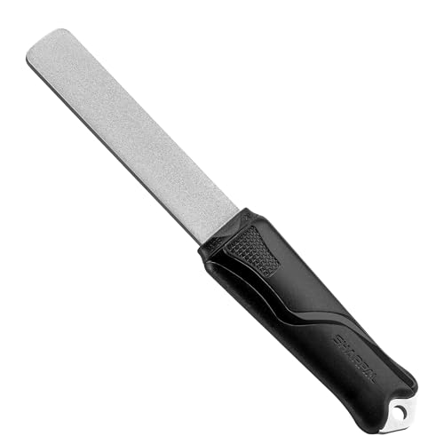 SHARPAL 121N Diamant-Schleifstein mit doppelter Körnung zum Schärfen von Messern Jagd Outdoor Messer Gartenwerkzeugschärfer Grob/Extrafein 325/1200 Körnung von SHARPAL