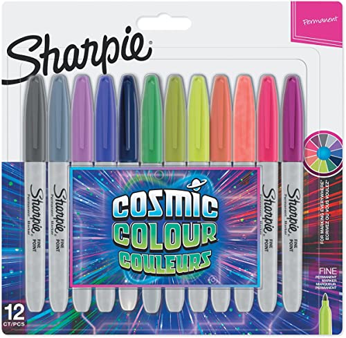 Sharpie Marker Fein Rundspitze F 12er Cosmic Colours Blister von SHARPIE