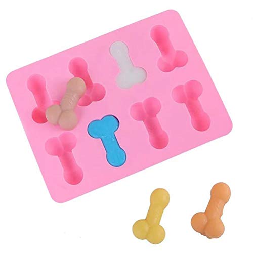 SHARRA Silikonform mit 8 x Penis, Kleine Penis Backform Penis-eiswürfel Pastry Schokolade Kuchenverzierung Birthday DIY Mould SHARRA Silikonform mit 8 x Penis, Kleine Penis Backform Penis-eiswürfel Pastry Schokolade Kuchenverzierung Birthday DIY Mould von SHARRA