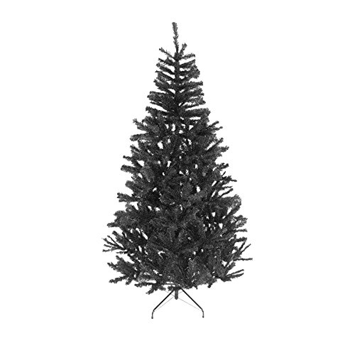 5 ft Weihnachtsbaum schwarz Künstlicher Baum 390 Spitzen mit Metall Ständer von Gift 4 All Occasions