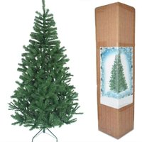 Gebraucht] Shatchi Weihnachtsbaum Kiefer Weihnachtsbaum Alaskan Pine 6 Ft Grün Metallständer B-Ware von SHATCHI