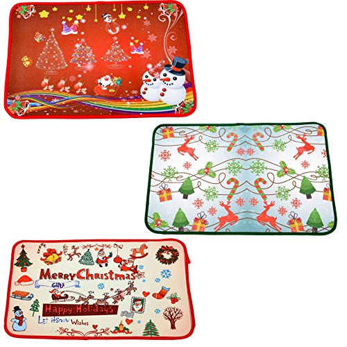 Gifts 4 All Occasions Limited SHATCHI-345 Weihnachts-Fußmatte, waschbar, mehrfarbig, 1 Stück, sortiert von SHATCHI