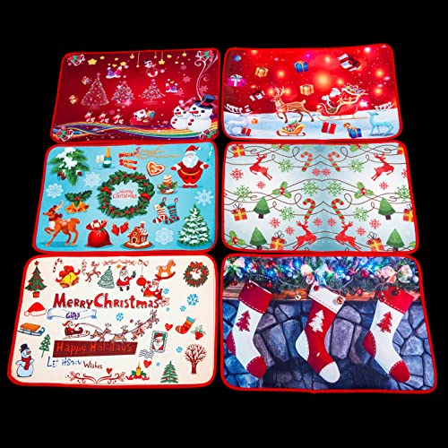 Gifts 4 All Occasions Limited SHATCHI-345 Weihnachts-Fußmatte, waschbar, mehrfarbig, 1 Stück, sortiert von SHATCHI