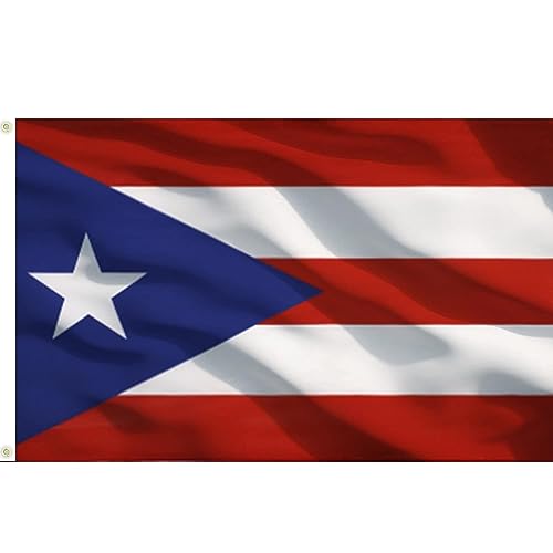 SHATCHI 1,5 x 0,9 m Nationalflaggen Events Pub BBQ Dekorationen für Rugby Cricket Fußball Sport 2023 Weltmeisterschaft Banner Fan Unterstützung Tischabdeckung Polyester Puerto Rico von SHATCHI