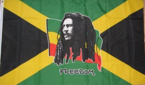 SHATCHI 152 x 91 cm Nationalflaggen Events Pub BBQ Dekorationen für Rugby Cricket Fußball Sport 2023 Weltmeisterschaft Banner Fan Unterstützung Tischdecke Polyester Bob Marley von SHATCHI