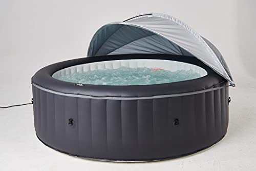SHATCHI Aufblasbare wasserdichte PVC-Kissen/Baldachin/Fußbad/Ozongenerator/Getränkespeicherung/Lampe, passend für die meisten Spas Zubehör für MSpa Whirlpools, hellgrau SHATCHI Aufblasbare wasserdichte PVC-Kissen/Baldachin/Fußbad/Ozongenerator/Getränkespeicherung/Lampe, passend für die meisten Spas Zubehör für MSpa Whirlpools, hellgrau von SHATCHI