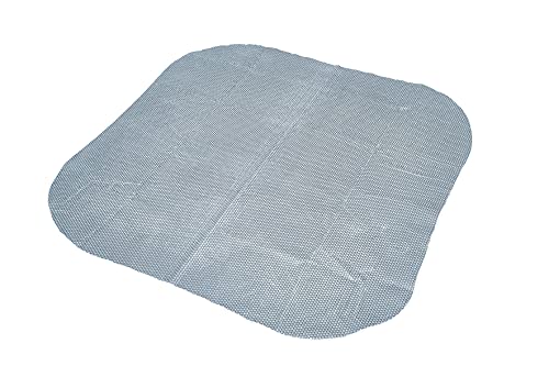 SHATCHI Badematte für 4/6 Badewannen, rund, quadratisch, Wärmeerhaltung, energiesparend, für alle Mspa und Whirlpools, grau, 6P (183 cm) von SHATCHI