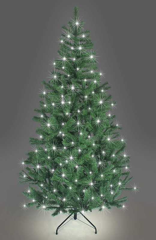 Shatchi 5 Ft Weihnachtsbaum Tanne Baum Christbaum Mit Led Beleuchtung 150cm B-Ware von SHATCHI