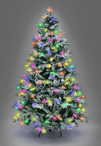 Shatchi Christmas Künstlicher Tannenbaum Christbaum Mit Led Beleuchtung 15m  B-Ware von SHATCHI