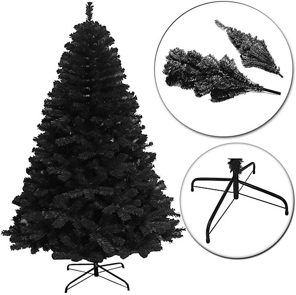 Shatchi Weihnachtsbaum Baum Tanne Alaskan Pine 180cm Künstlich Metallständer B-Ware von SHATCHI