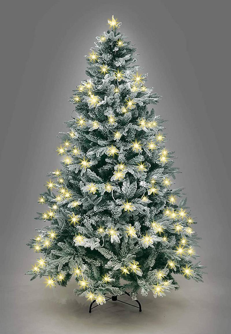Shatchi Weihnachtsbaum Baum Tanne Led Christbaum Kunstbaum Mit Le Ds Warmweiß  B-Ware von SHATCHI