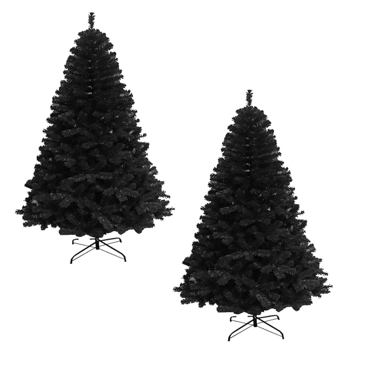 Shatchi Weihnachtsbaum Kunstbaum Baum Christbaum Baum 230 Spitzen Metal 2 Stück B-Ware von SHATCHI