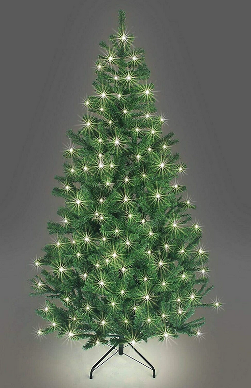 Shatchi Weihnachtsbaum Kunstbaum Christbaum Warm White Le Ds 12 M 4 Ft Grün  B-Ware von SHATCHI