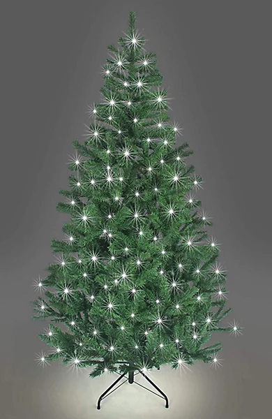 Shatchi Weihnachtsbaum Tannenbaum Christbaum Mit Led Beleuchtung Tanne Baum  B-Ware von SHATCHI