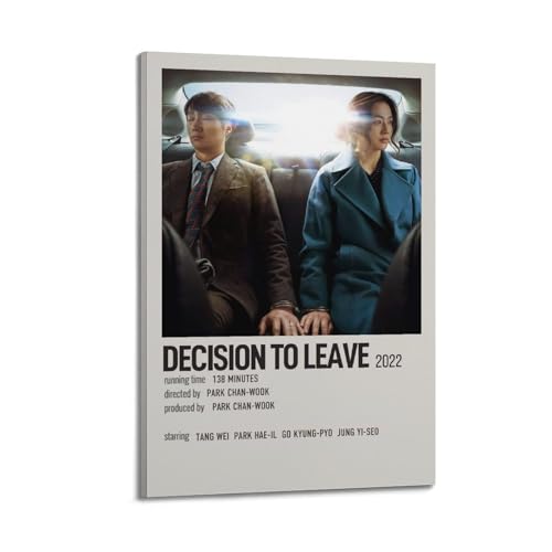 SHAUREWNYY Decision to Leave Poster, ästhetische Wandkunst, Dekor, Vintage-Leinwand-Poster, dekoratives Gemälde für Wohnzimmer, Schlafzimmer, 20 x 30 cm, Rahmenstil SHAUREWNYY Decision to Leave Poster, ästhetische Wandkunst, Dekor, Vintage-Leinwand-Poster, dekoratives Gemälde für Wohnzimmer, Schlafzimmer, 20 x 30 cm, Rahmenstil von SHAUREWNYY