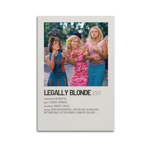 SHAUREWNYY Poster "Legally Blonde", ästhetische Wandkunst, Dekor, Vintage-Leinwand-Poster, dekoratives Gemälde für Wohnzimmer, Schlafzimmer, 20 x 30 cm, ungerahmter Stil SHAUREWNYY Poster "Legally Blonde", ästhetische Wandkunst, Dekor, Vintage-Leinwand-Poster, dekoratives Gemälde für Wohnzimmer, Schlafzimmer, 20 x 30 cm, ungerahmter Stil von SHAUREWNYY