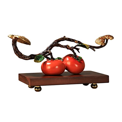 SHAWLA Ornamente Messing Khaki Eingang Wohnzimmer Dekoration für Weinschränke, Geschenke zur Einweihung eines neuen Hauses (D 30 x 15 x 10 cm) von SHAWLA