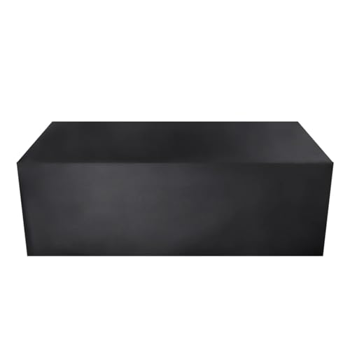 72 Größen Schwarz Outdoor Gartenmöbel Wasserdichte Abdeckungen Regen Schnee Stuhlhussen for Sofa Tisch Stuhl Staubdichte Abdeckung Für Gartensofa, Tisch und Stühle(Black,210X110X70) von SHBHWS