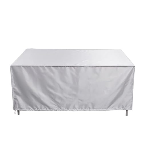 72 Größen Schwarz Outdoor Gartenmöbel Wasserdichte Abdeckungen Regen Schnee Stuhlhussen for Sofa Tisch Stuhl Staubdichte Abdeckung Für Gartensofa, Tisch und Stühle(Silver,225X116X82) von SHBHWS